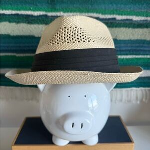 Biltmore Panama straw hat lightly worn size 7 1/4